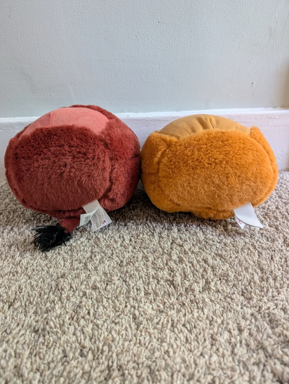 Fuzzamallows Timon And Pumbaa The Lion‎ King Lot Of 2 Plush Stuffed Animal Toys